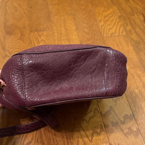 Tory Burch The 797 Pouch Plum Burgundy Crossbody Bag Oxblood - Picture 8 of 16